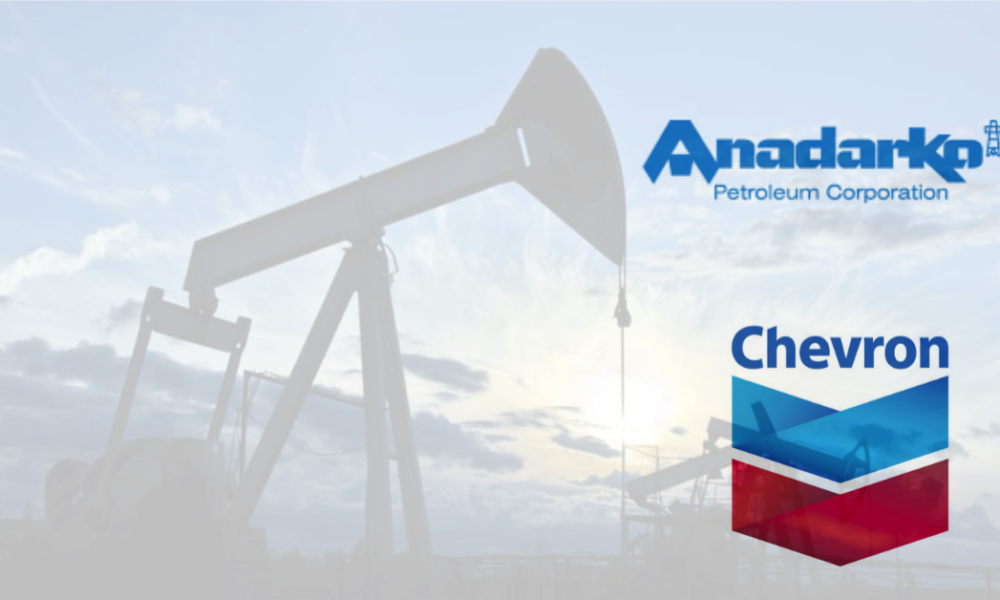 Chevron to buy Anadarko Petroleum in a 33 billion cash and stock deal